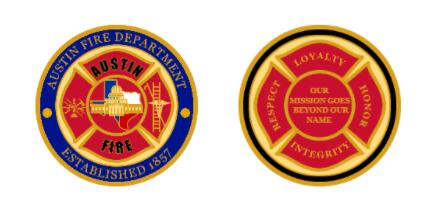 Austin Firefighter Coins Drafts