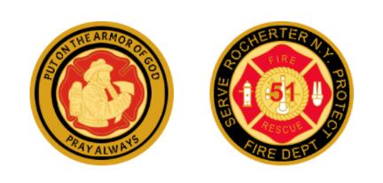 Fire Department Challenge Coins Drafts