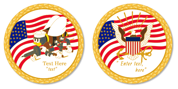 Navy Challenge Coins Drafts