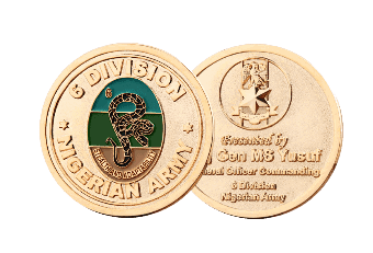 nigerian army challenge coins